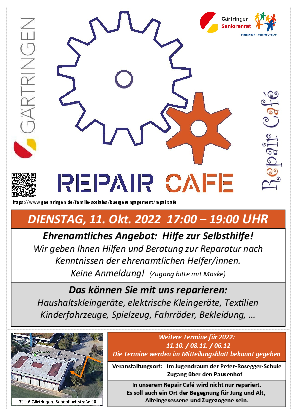 Plakathinweis Repaircafe